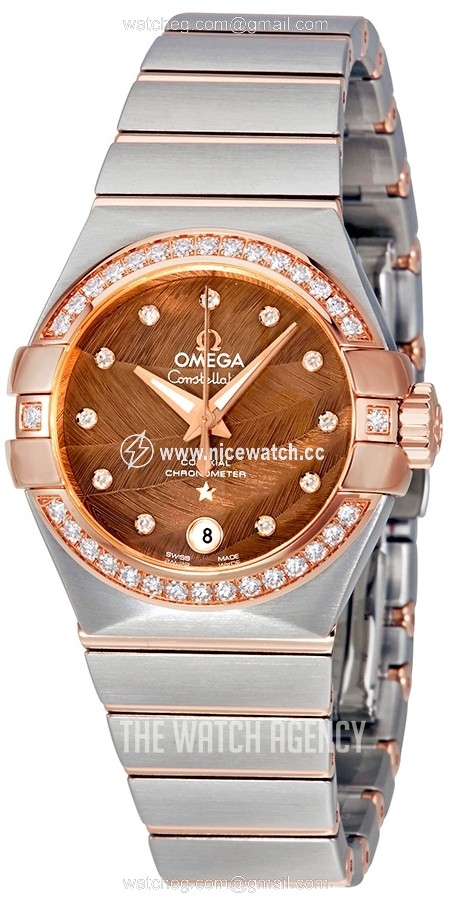 Omega Constellation Co-Axial 27mm Automatic winding Ladies dress watch 123.25.27.20.63.001