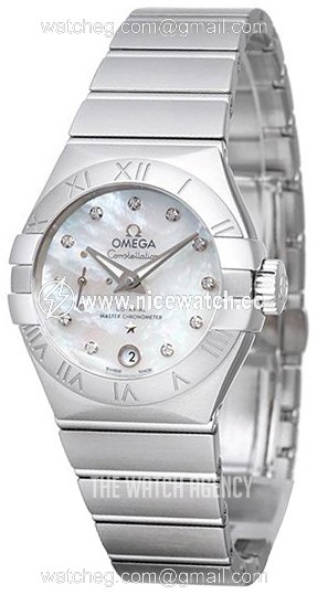 Omega Constellation Co-Axial 27mm Automatic winding Ladies dress watch 127.10.27.20.55.001