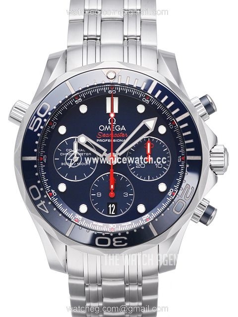 Omega Seamaster Diver 300m Co-Axial Chronograph 44mm Automatic winding Men's divers watch 212.30.44.50.03.001