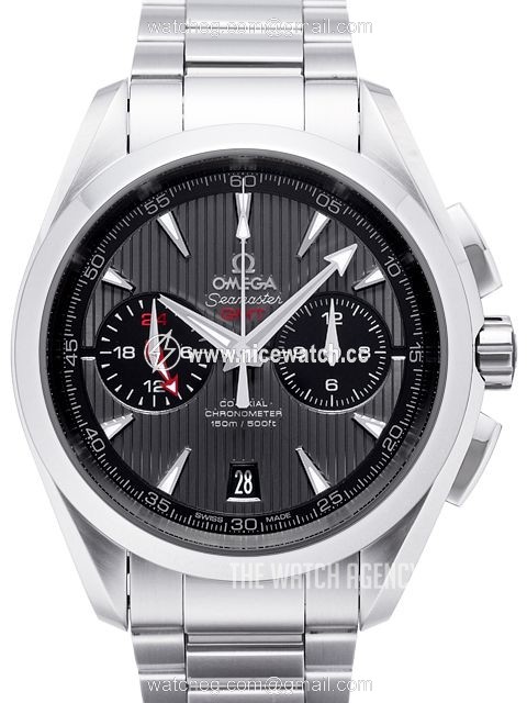 Omega Seamaster Aqua Terra 150m Co-Axial Chronograph GMT 43mm Automatic winding Men's dress watch 231.10.43.52.06.001
