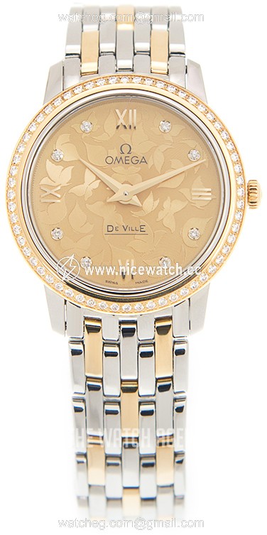 Omega De Ville Prestige Quartz 27.4mm Quartz (battery powered) Ladies dress watch 424.25.27.60.58.002