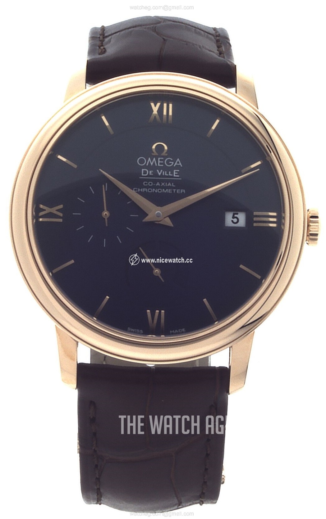 Omega De Ville Prestige Co-Axial Power Reserve 39.5mm Automatic winding Men's dress watch 424.53.40.21.03.002