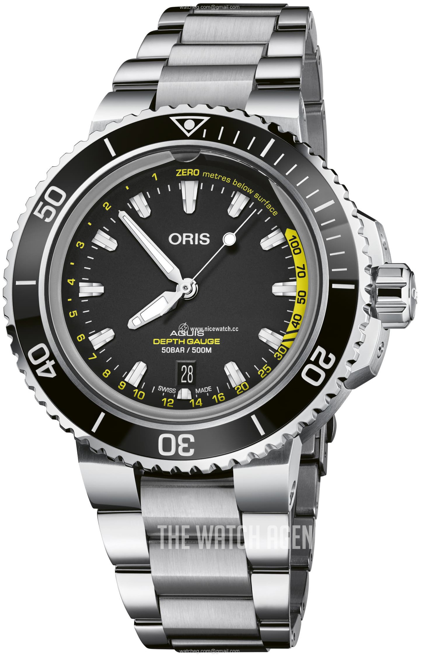 Oris Diving Automatic winding Men's Dress / Sport 01 733 7755 4154-Set MB