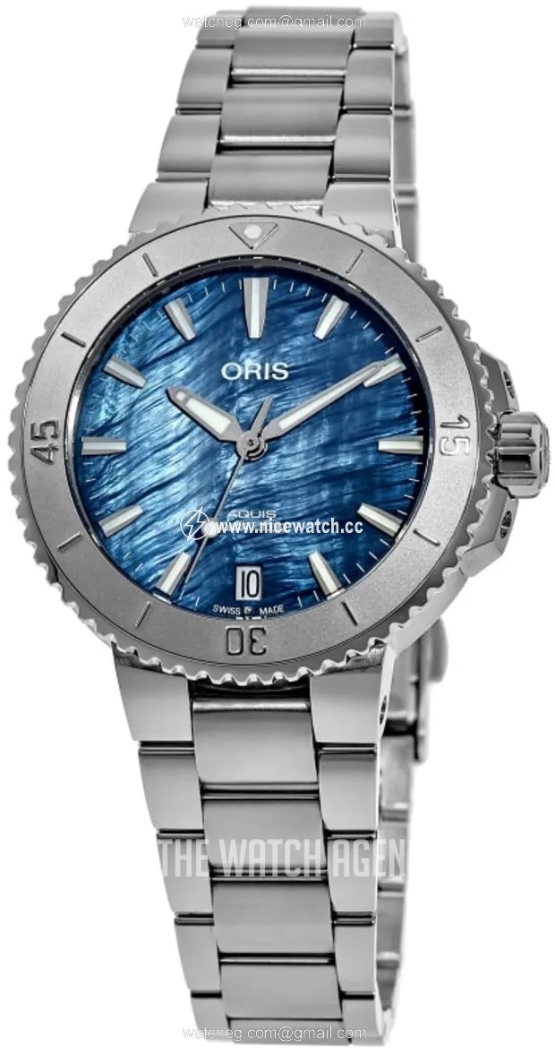 Oris Aquis Automatic winding Ladies Dress / Divers model 01 733 7770 4155-07 8 18 05P
