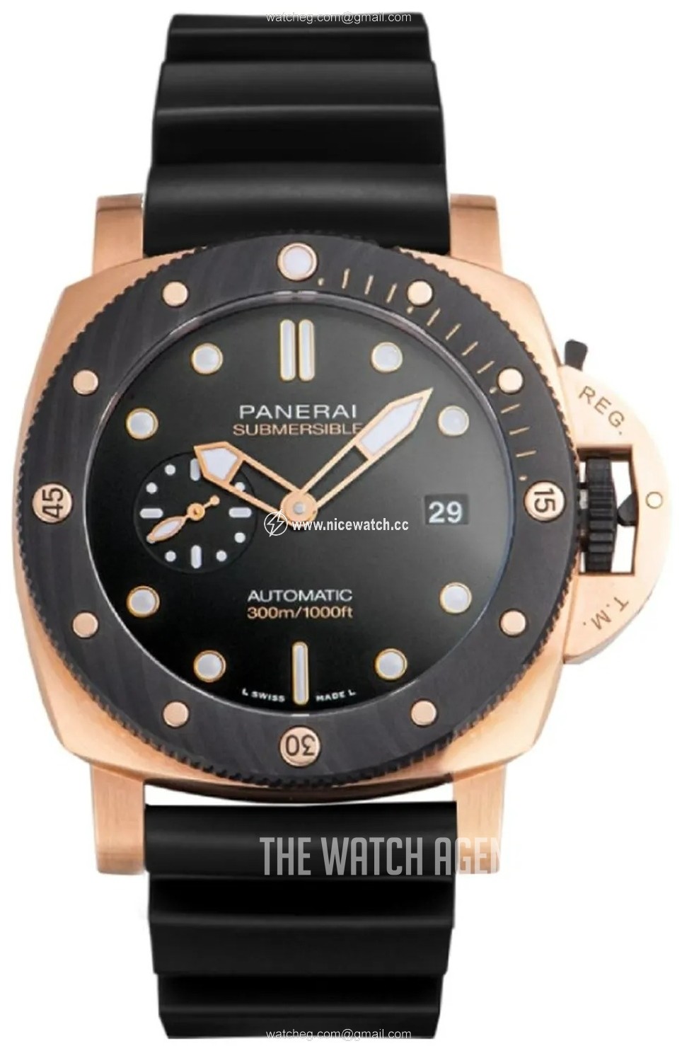 Panerai Submersible Automatic winding Men's divers watch PAM02070