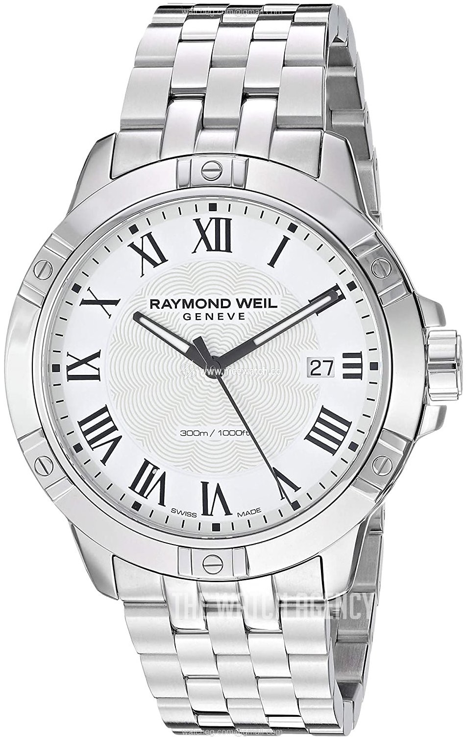 Raymond Weil Tango Quartz (battery powered) Men's dress watch 8160-ST-00300