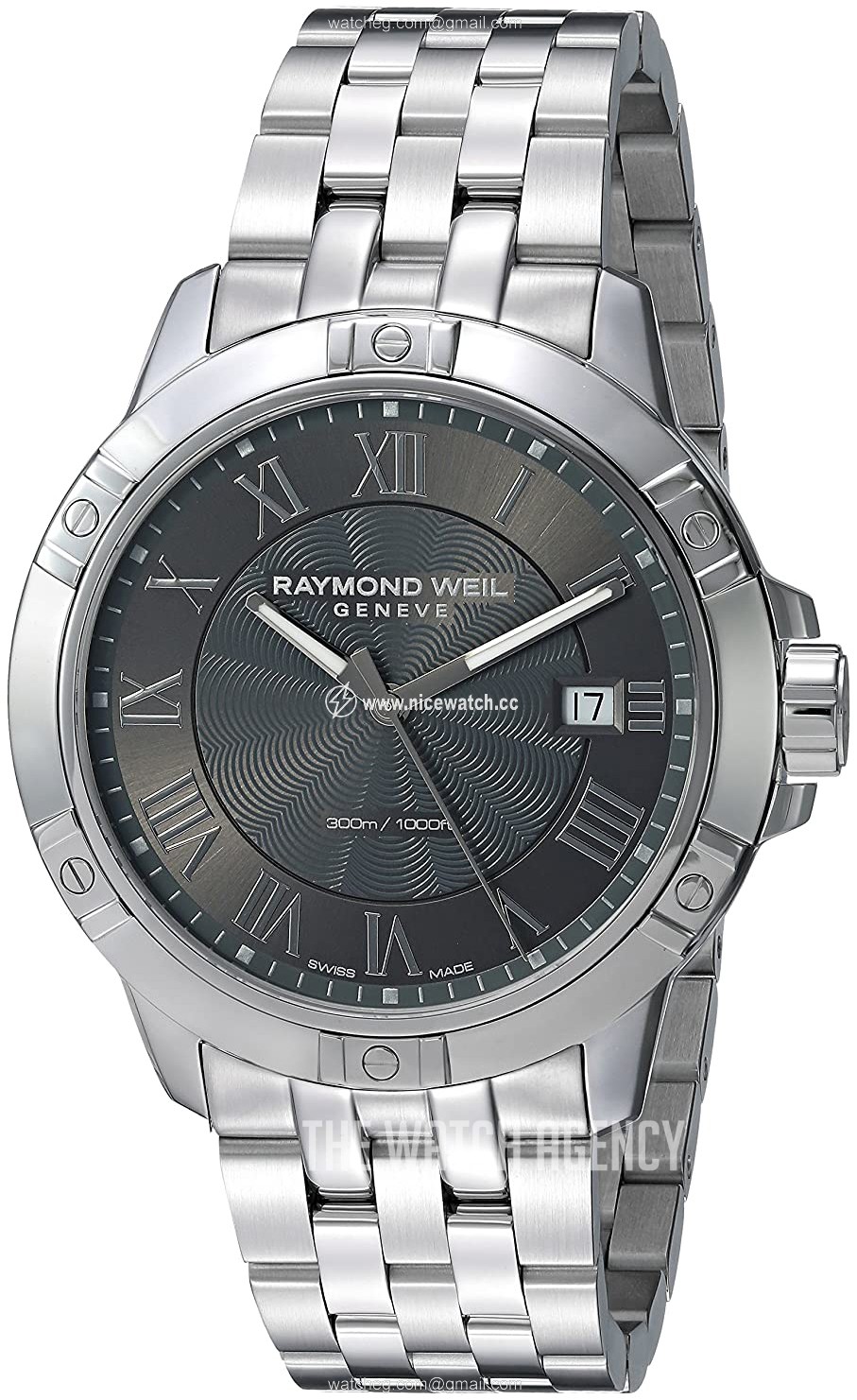 Raymond Weil Tango Quartz (battery powered) Men's dress watch 8160-ST-00608