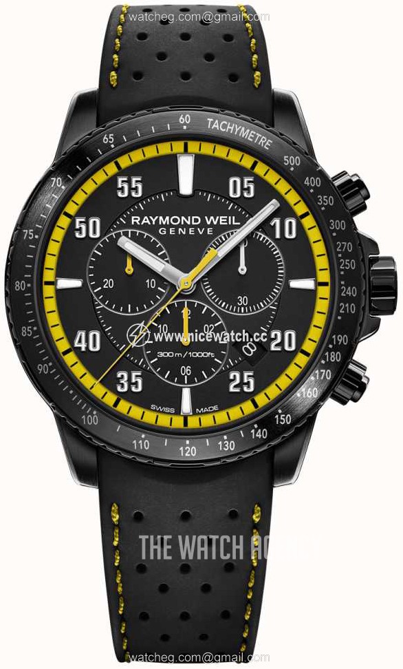 Raymond Weil Tango Quartz (battery powered) Men's Dress / Sport 8570-BKR-05275