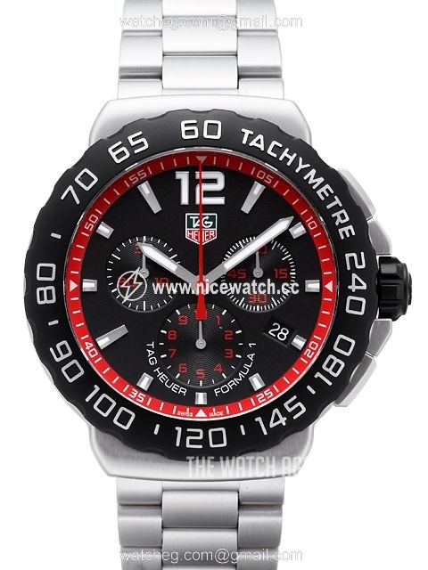 TAG Heuer Formula 1 Chronograph 42 mm Quartz (battery powered) Men's Racing watch CAU1116.BA0858