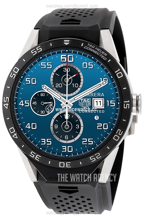 TAG Heuer Connected Quartz (battery powered) Men's smartwatch SAR8A80.FT6045