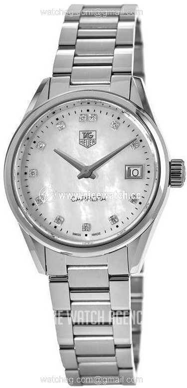 TAG Heuer Carrera MOP Quartz (battery powered) Ladies dress watch WAR1314.BA0778
