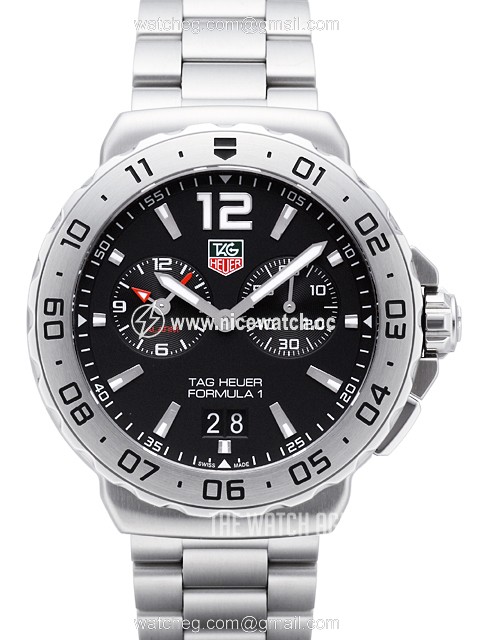 TAG Heuer Formula 1 Grande Date Alarm 42 mm Quartz (battery powered) Men's Racing watch WAU111A.BA0858