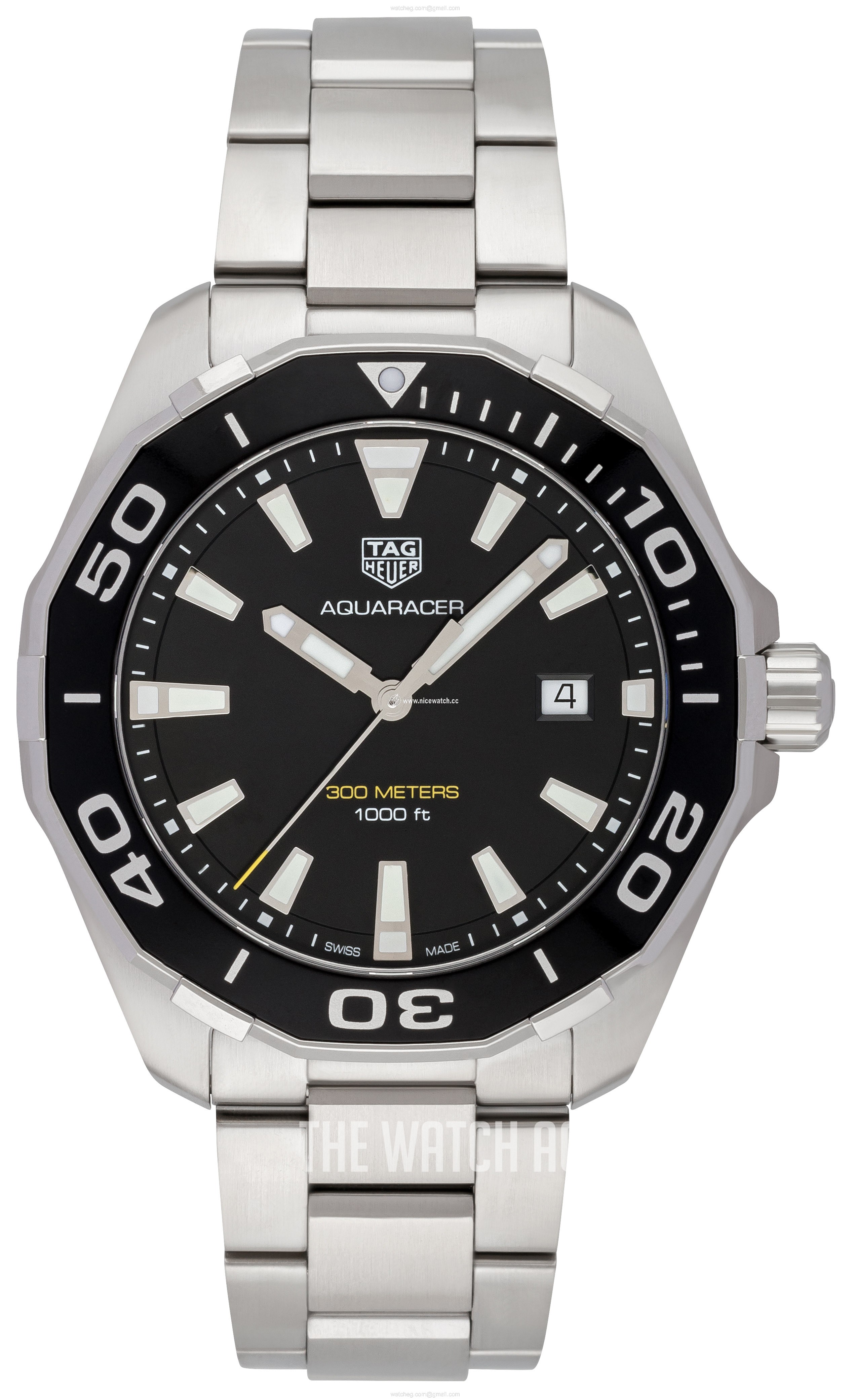 TAG Heuer Aquaracer Quartz (battery powered) Men's Dress / Sport WAY101A.BA0746