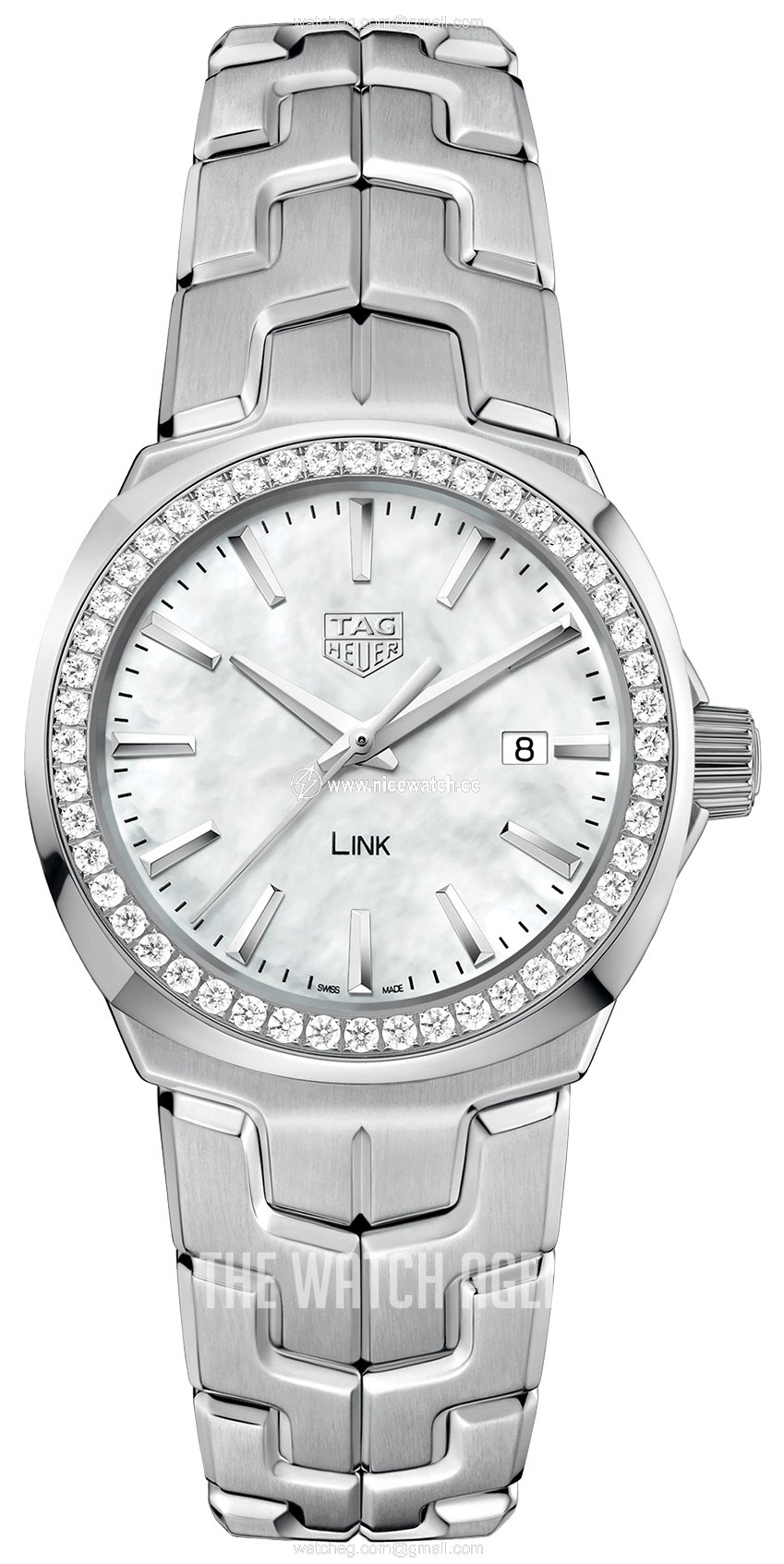 TAG Heuer Link Damklockor Quartz (battery powered) Ladies dress watch WBC1314.BA0600