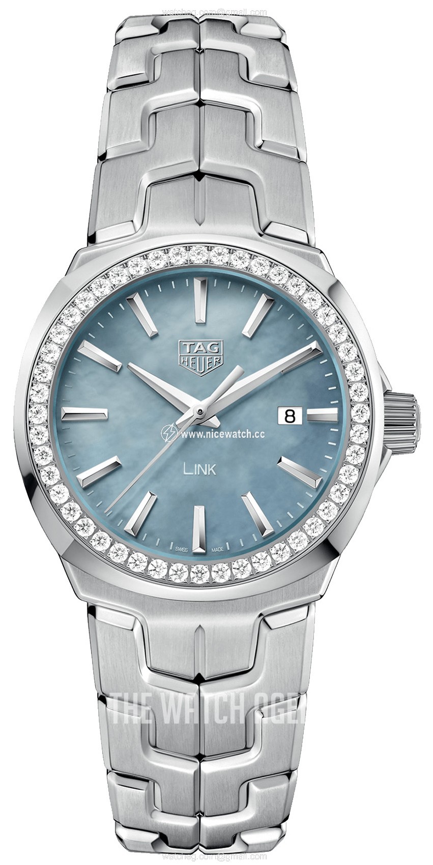 TAG Heuer Link Damklockor Quartz (battery powered) Ladies dress watch WBC1315.BA0600