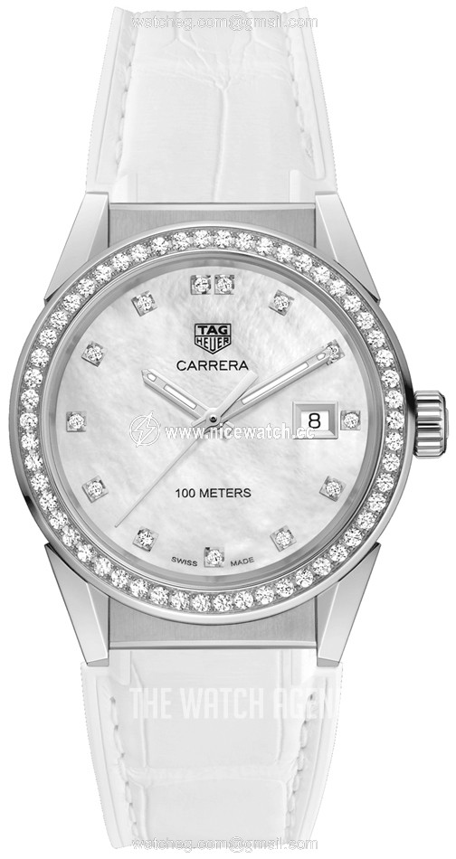 TAG Heuer Carrera Lady Quartz (battery powered) Ladies dress watch WBG1315.FC6412