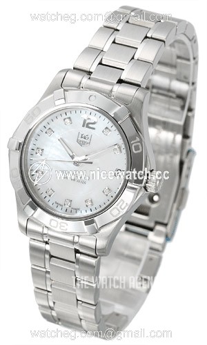 TAG Heuer Aquaracer 32 mm Diamond Dial Quartz (battery powered) Ladies divers watch WAF1312.BA0817