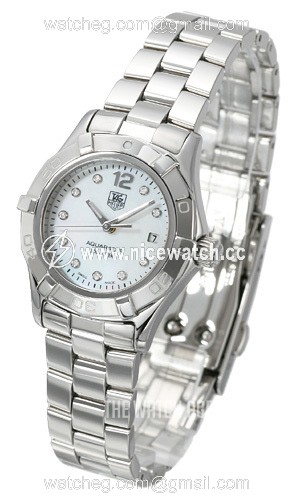 TAG Heuer Aquaracer 27 mm Diamond Dial Quartz (battery powered) Ladies divers watch WAF1415.BA0824