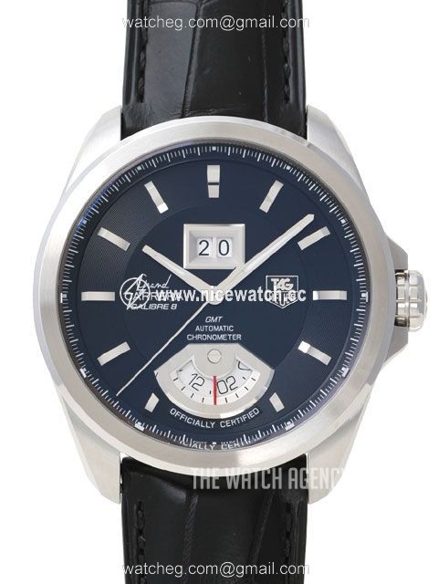 TAG Heuer Grand Carrera Calibre 8RS Grande Date And GMT Automatic winding Men's Racing watch WAV5111.FC6225