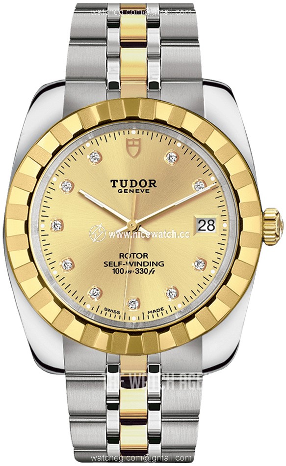 Tudor Classic Date Automatic winding Unisex dress watch 21013-0007