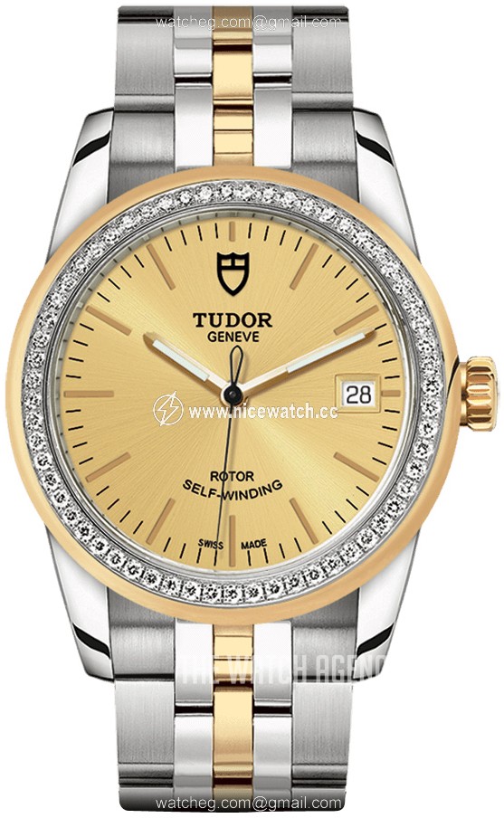 Tudor Glamour Date Automatic winding Unisex dress watch M55023-0025