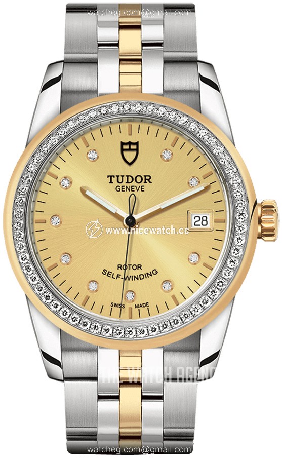 Tudor Glamour Date Automatic winding Unisex dress watch M55023-0026