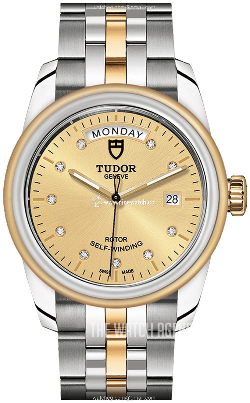 Tudor Glamour Date Day Automatic winding Men's dress watch M56003-0006
