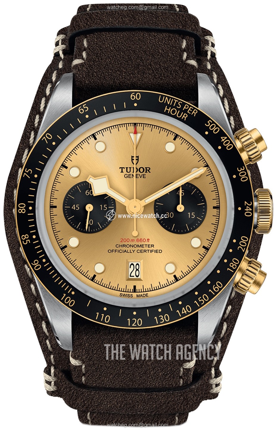 Tudor Black Bay Chrono Mechanical, hand-wound Unisex Dress / Sport M79363N-0008