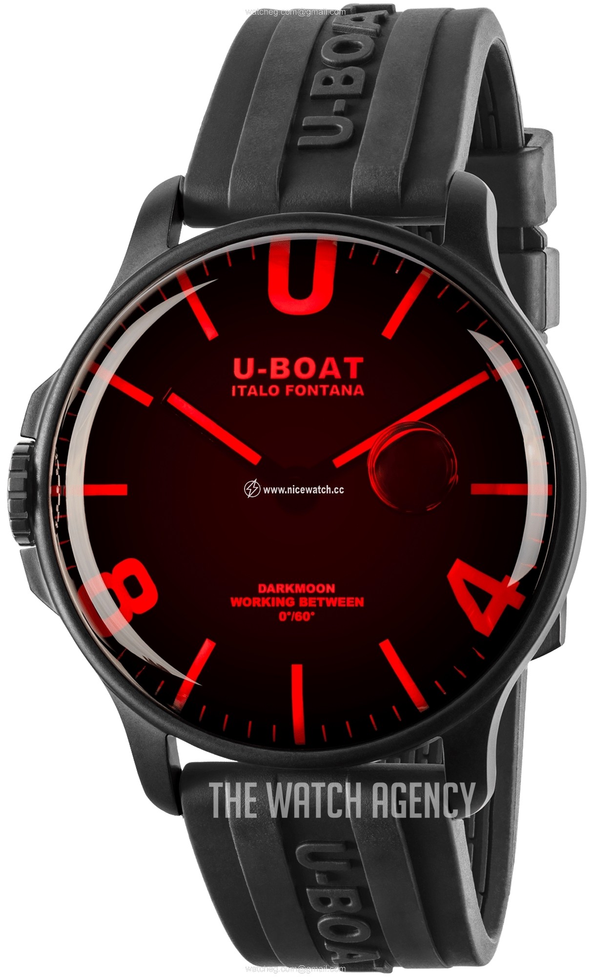 U-Boat Darkmoon Quartz (battery powered) Men's Dress / Sport 8466