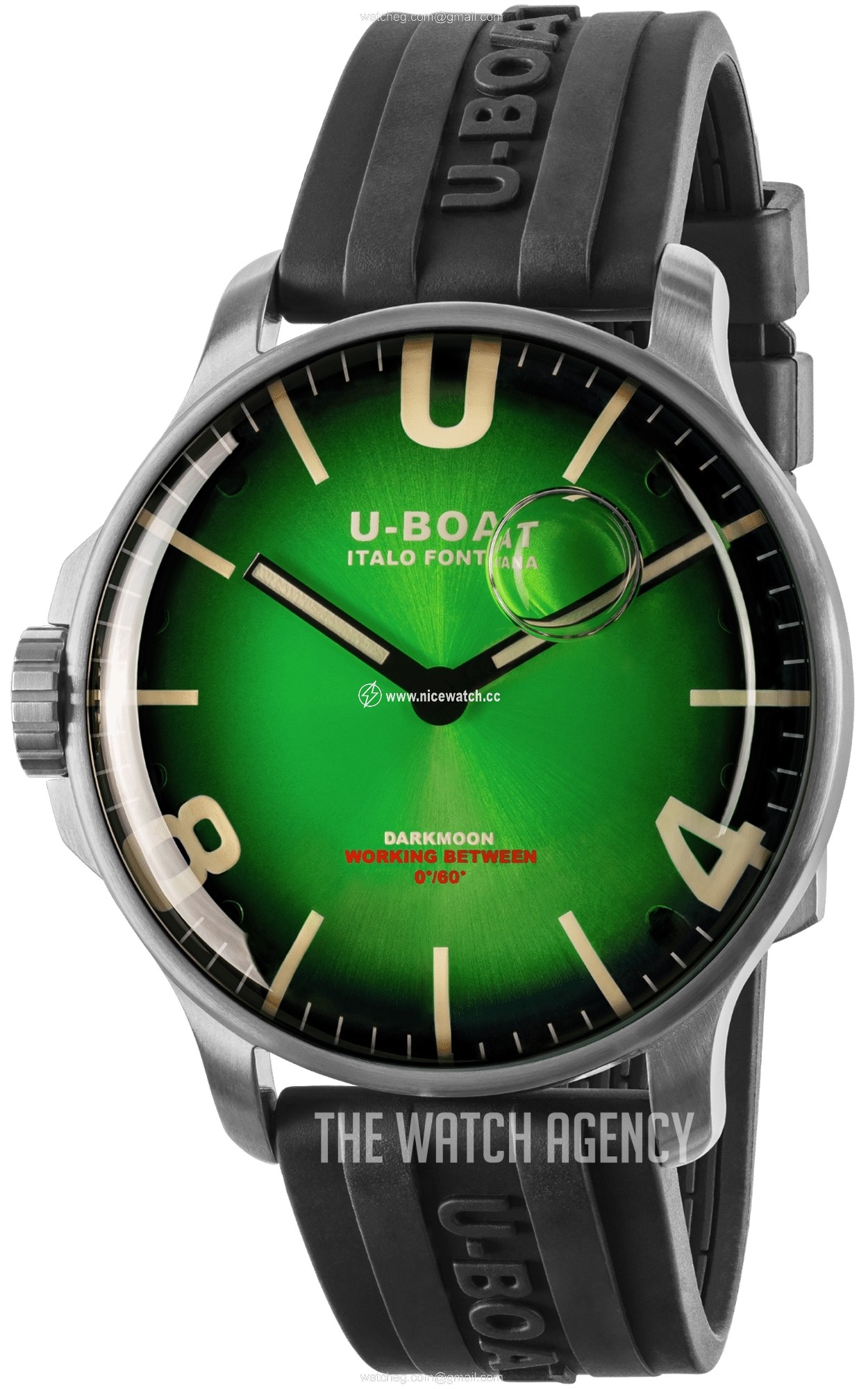 U-Boat Darkmoon Quartz (battery powered) Men's Dress / Sport 8702/B