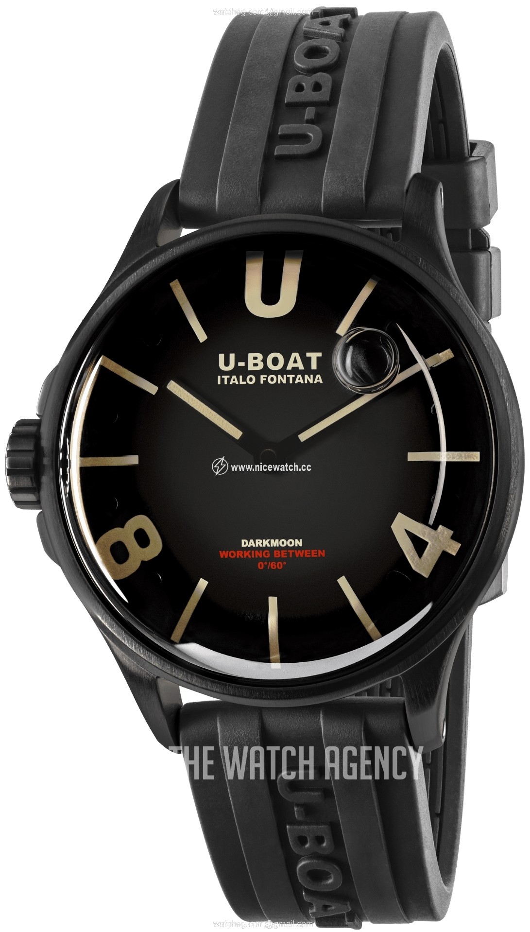 U-Boat Darkmoon Quartz (battery powered) Men's Dress / Sport 9019
