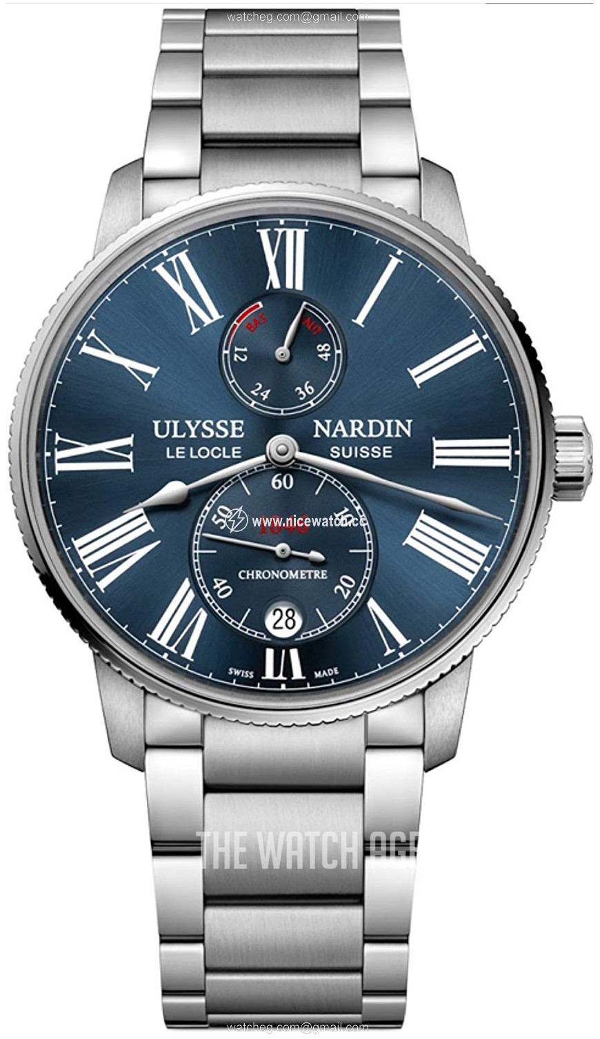 Ulysse Nardin Marine Collection Automatic winding Men's Dress / Sport 1183-310-7M-43