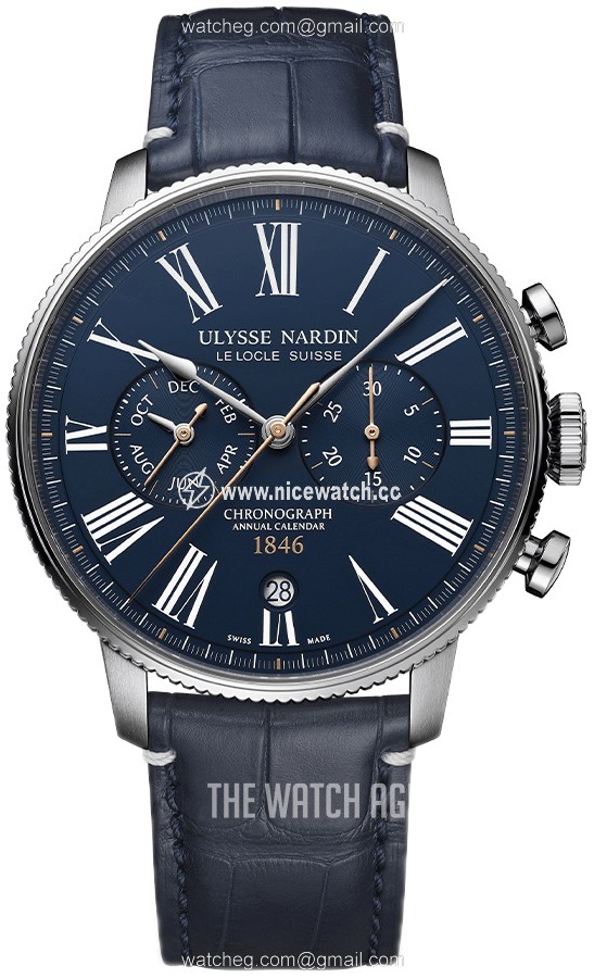Ulysse Nardin Torpilleur Annual Chronograph Automatic winding Men's Dress / Sport 1533-320LE-3A-175-1B