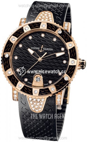 Ulysse Nardin Ladies Diver Automatic winding Ladies dress watch 8106-101EC-3C-12
