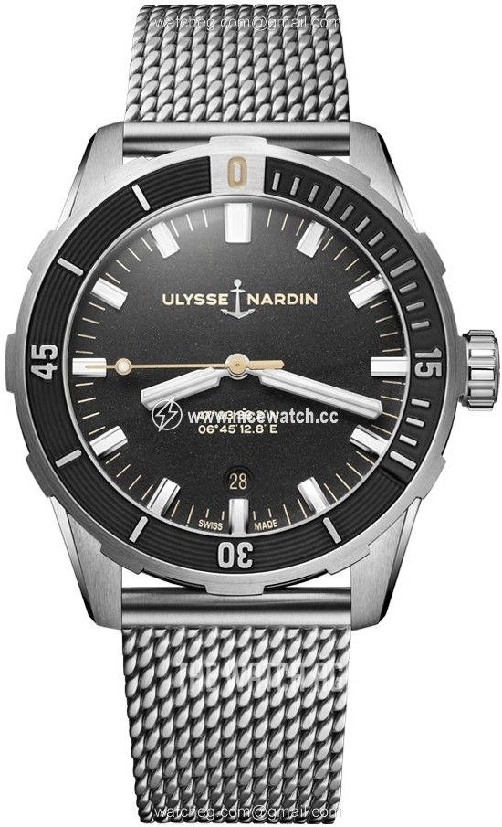 Ulysse Nardin Diver Automatic winding Men's Dress / Sport 8163-175-7MIL-92