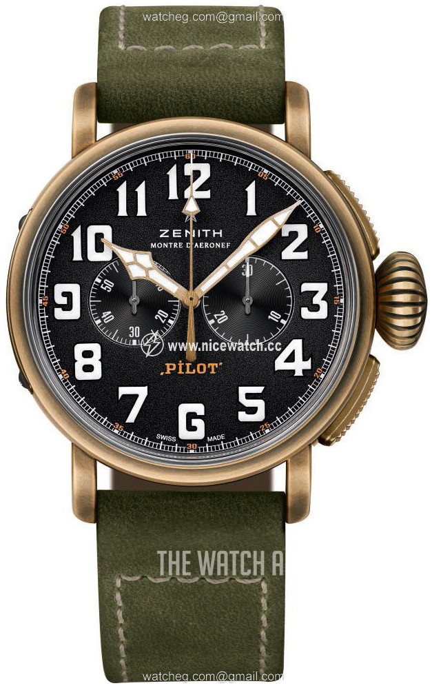 Zenith Pilot Automatic winding Men's Dress / Sport 29.2430.4069-21.C800