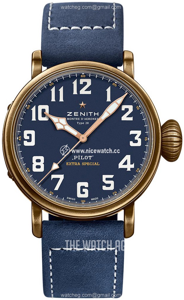Zenith Pilot Automatic winding Men's dress watch 29.2430.679-57.C808